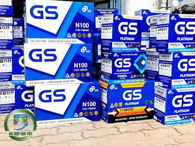 Hướng dẫn phân biệt ắc quy GS chính hãng và hàng giả