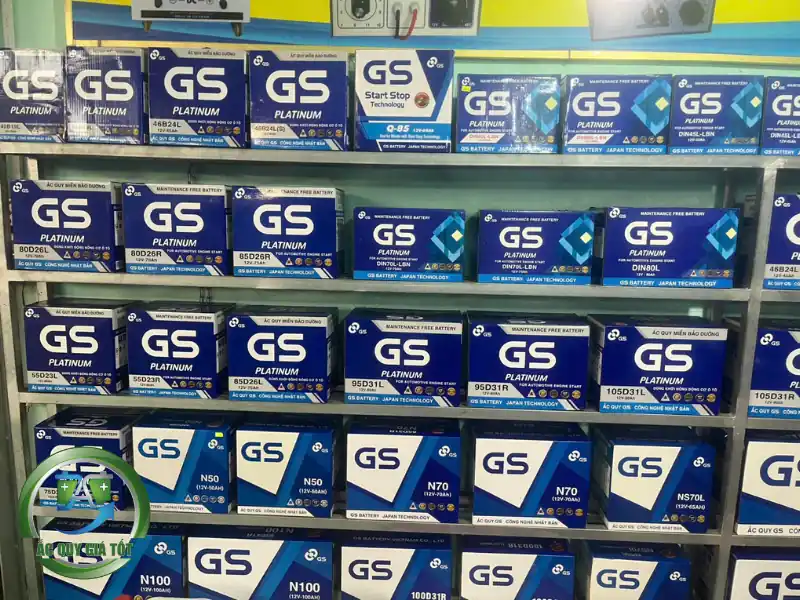 Ắc Quy Giá Tốt - Đơn vị cung cấp ắc quy GS chính hãng, giá tốt
