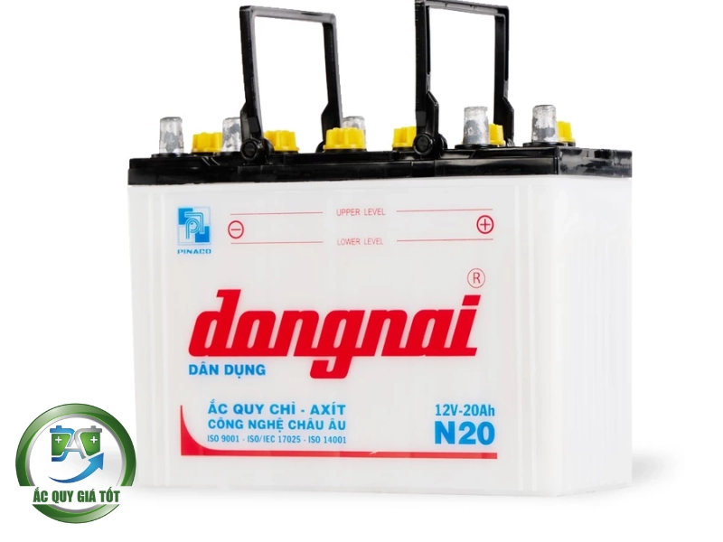 Ưu điểm nổi bật của ắc quy Đồng Nai N20 12V 20Ah