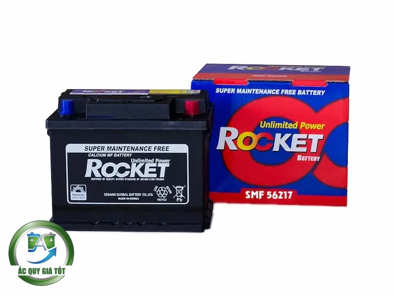 Thông số kỹ thuật và đặc tính cơ bản của ắc quy Rocket 12V 62Ah SMF 56217