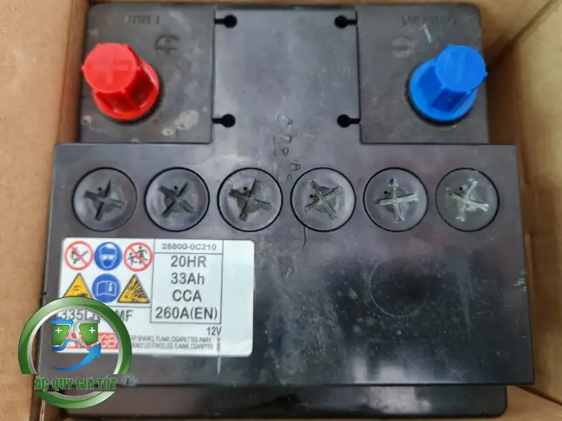 Thông tin kỹ thuật chi tiết của bình ắc quy Innova 2019