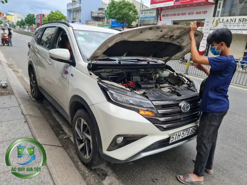 Các loại ắc quy phổ biến và thông số kỹ thuật cho Toyota Rush