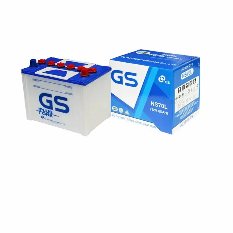 Ắc Quy GS NS70L 12V - 65Ah