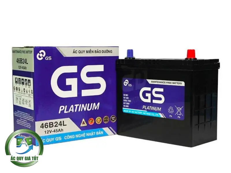 Ắc Quy Khô GS 45Ah 12V - 46B24L MF