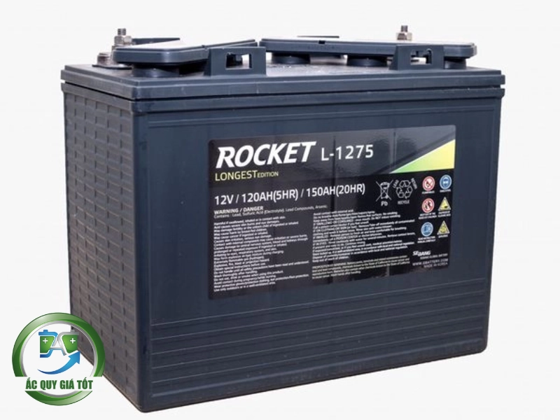 Thông số kỹ thuật chi tiết của ắc quy Rocket L-1275 12V - 150Ah