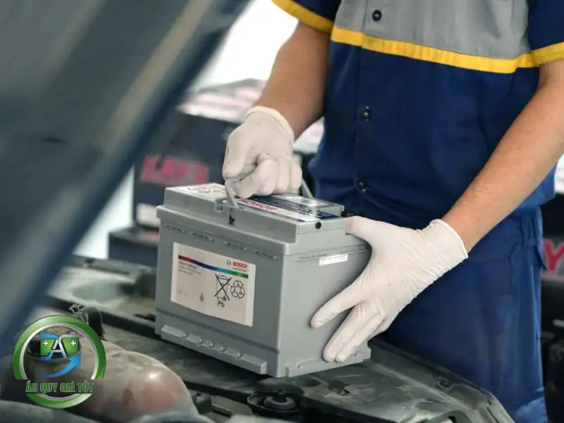 Quy trình thay bình ắc quy ô tô Phường Phúc Lợi chuyên nghiệp tại Ắc Quy Giá Tốt