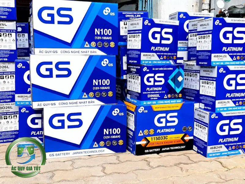 Địa chỉ mua bình ắc quy GS 12V 75Ah chính hãng, uy tín