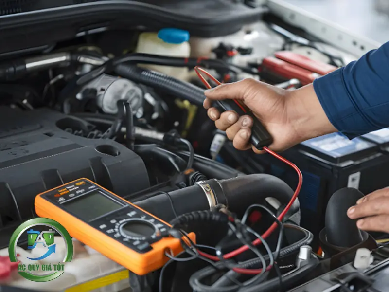 Quy trình chi tiết cách khắc phục bình ắc quy nước bị yếu điện