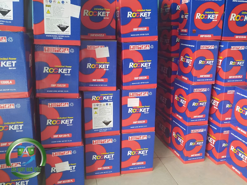 Mua ắc quy Rocket chính hãng, giá tốt tại Ắc Quy Giá Tốt