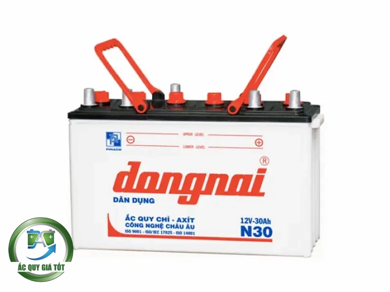 Thông số kỹ thuật chi tiết của ắc quy Đồng Nai 12V 30Ah N30