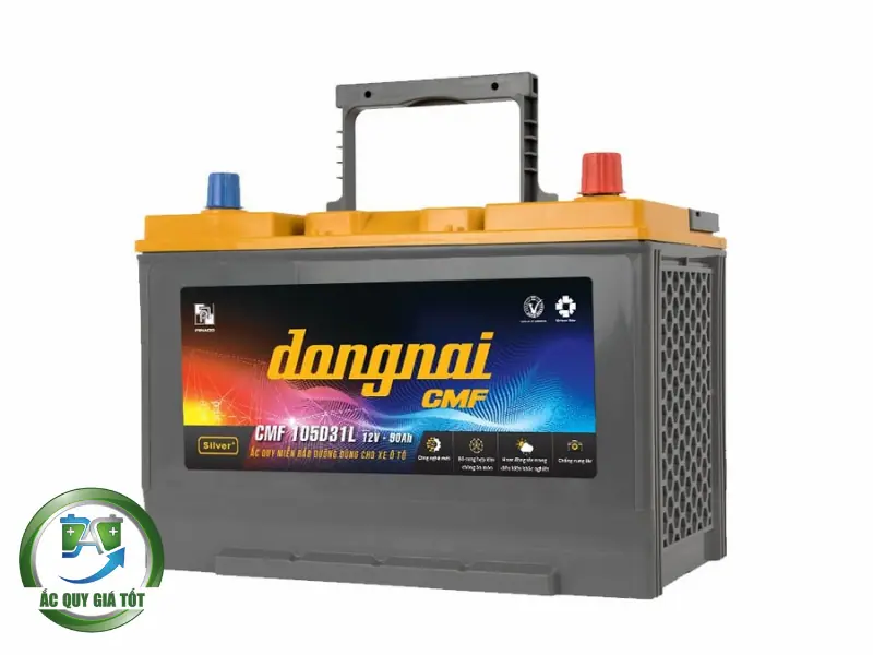 Ứng dụng và danh sách xe tương thích với ắc quy khô Đồng Nai 90Ah