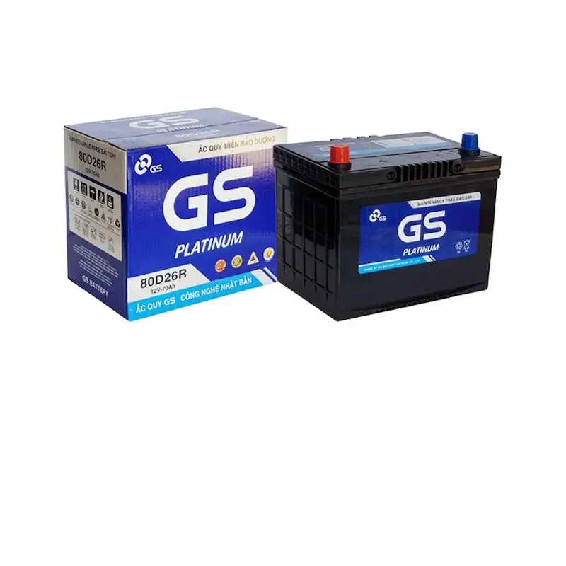Ắc quy GS MF 80D26R 12V - 70Ah