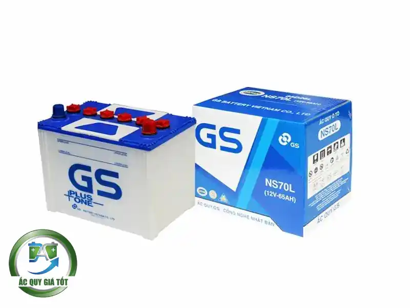 Ắc Quy GS NS70L 12V - 65Ah
