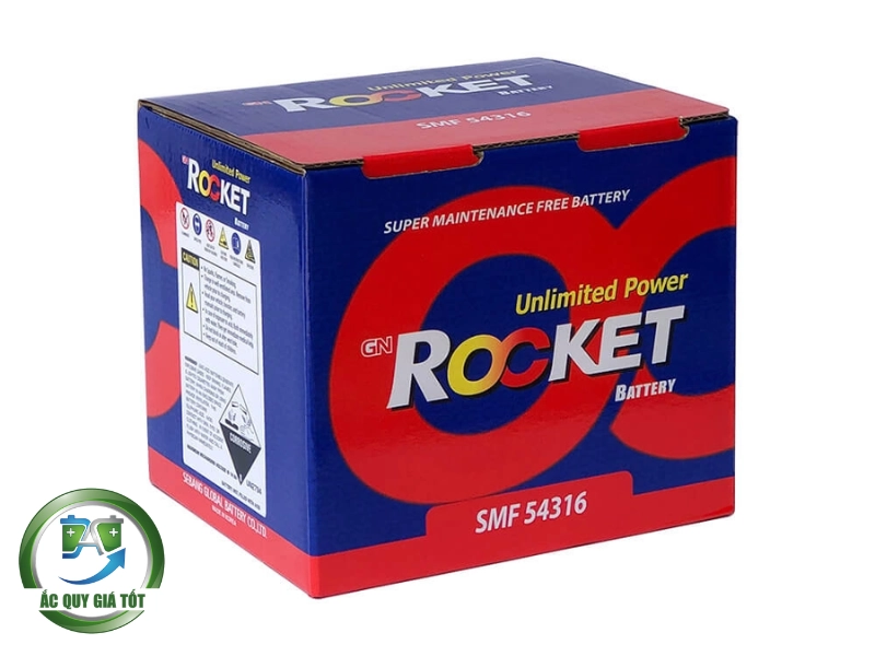 Danh sách các dòng xe phù hợp với ắc quy Rocket SMF 54316