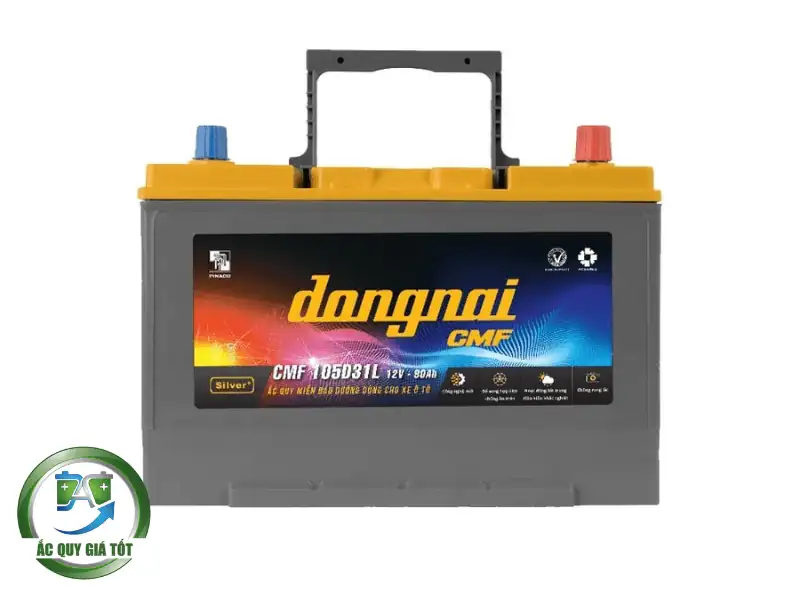 Thông số kỹ thuật và công nghệ mới trên ắc quy Đồng Nai Extra CMF 105D31L 12V 90Ah