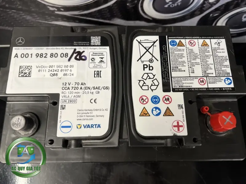 Phân biệt rõ giữa ký hiệu Ah và các thông số kỹ thuật khác