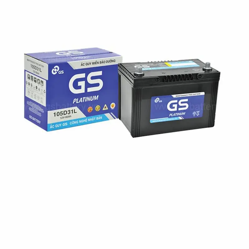 Ắc Quy GS 12V 90Ah - GS 105D31L MF