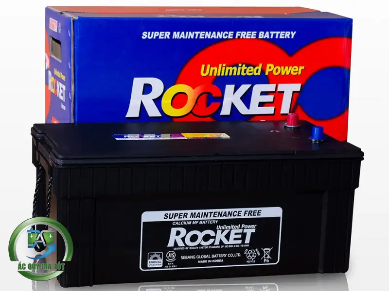 Dòng ắc quy Rocket khởi động