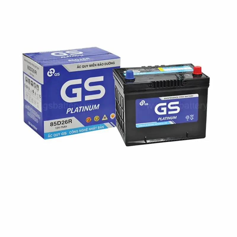 Ắc Quy GS MF 85D26R 12V - 75Ah