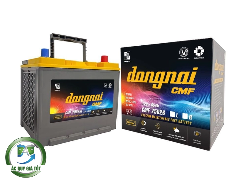Cách nhận biết ắc quy chính hãng và date mới