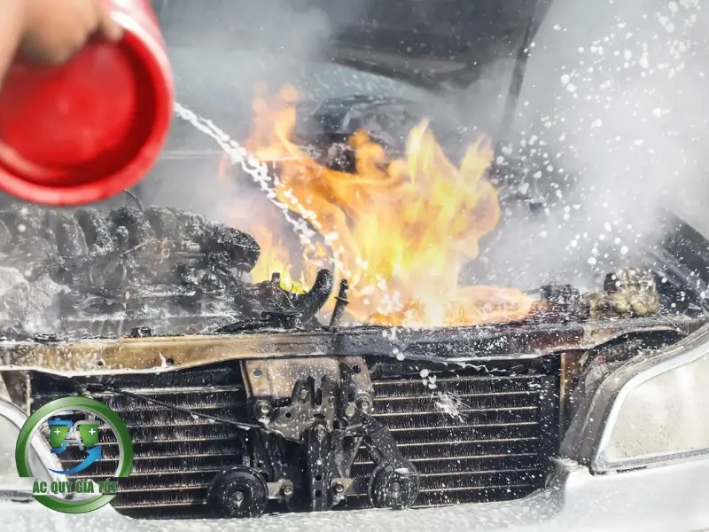 Những nguyên nhân phổ biến dẫn đến tình trạng cháy bình điện