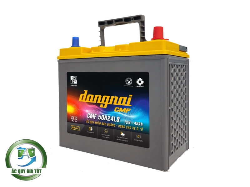 Ắc quy Đồng Nai 12V 45Ah CMF 50B24LS phù hợp với những dòng xe nào?