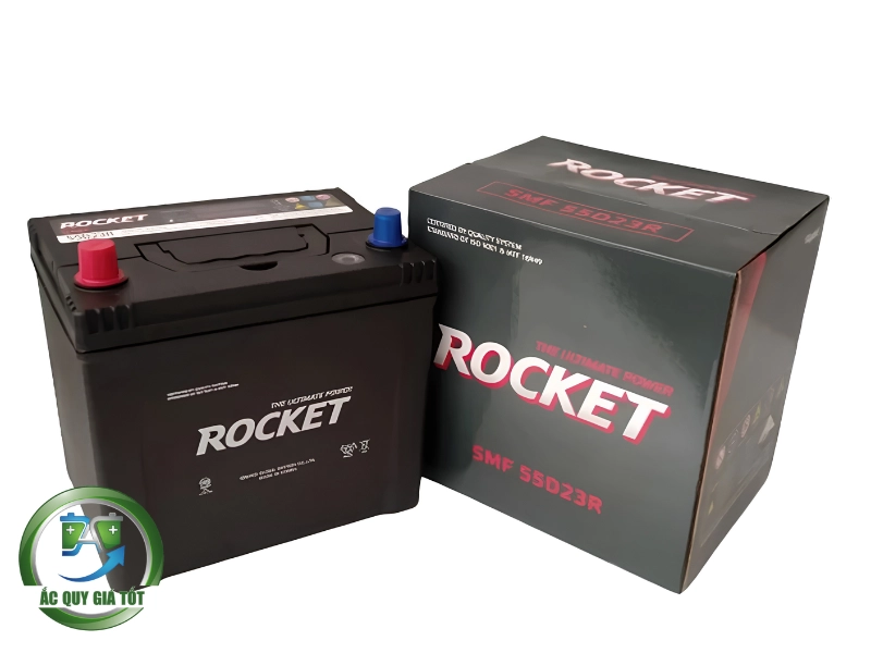 Ưu điểm vượt trội của ắc quy Rocket 12V 60Ah SMF 55D23R