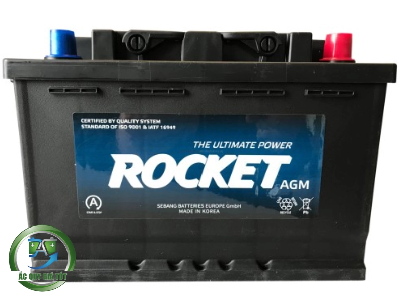 Ắc quy Rocket AGM L3 12V 70Ah lắp cho xe nào?
