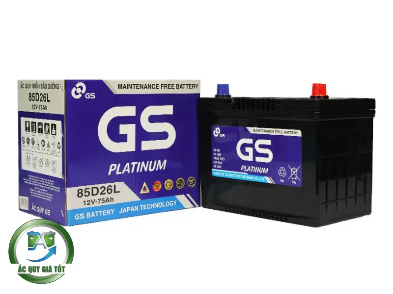 Ứng dụng phổ biến của bình ắc quy khô GS 12V 75Ah cho các dòng xe