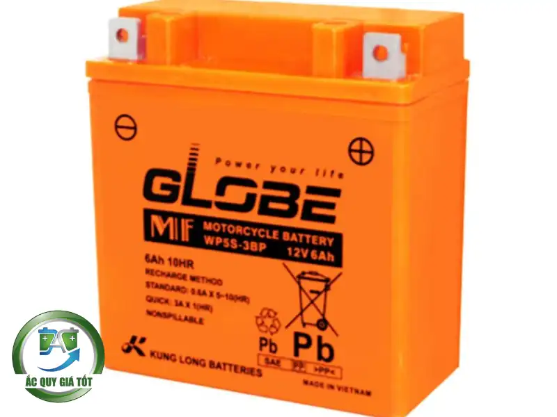 Dòng ắc quy Globe dành cho xe máy (Khởi động)