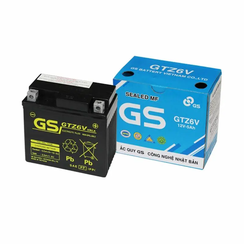 Ắc Quy GS GTZ6V MF 12V - 5Ah