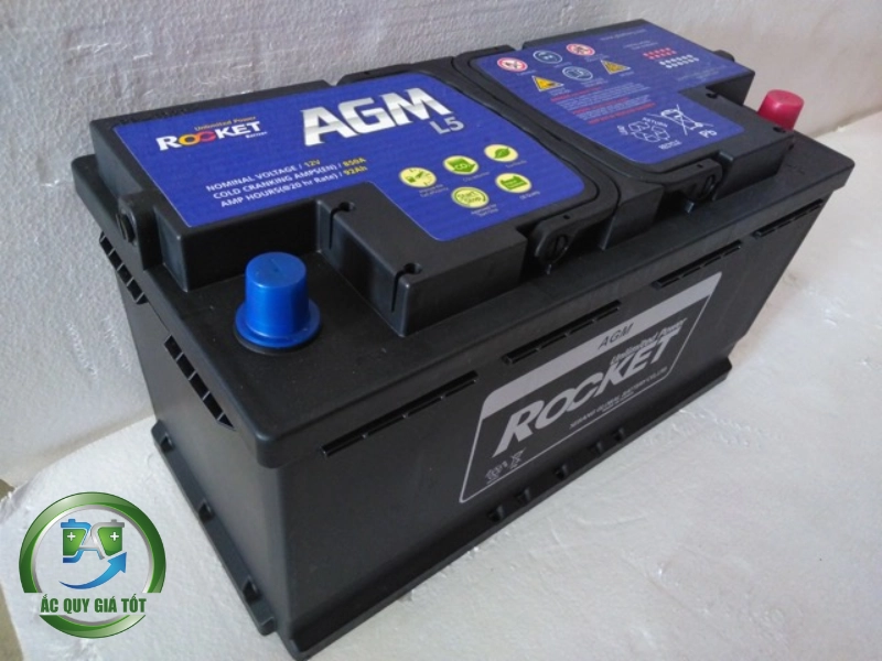 Công nghệ AGM trên bình ắc quy Rocket AGM L4 12V - 80Ah 