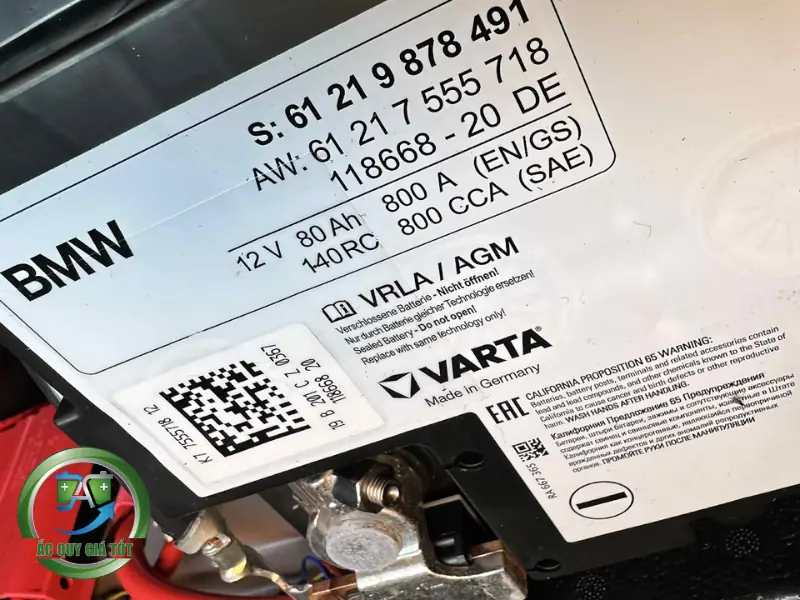 Công thức tính thời gian sử dụng ắc quy dựa trên thông số Ah