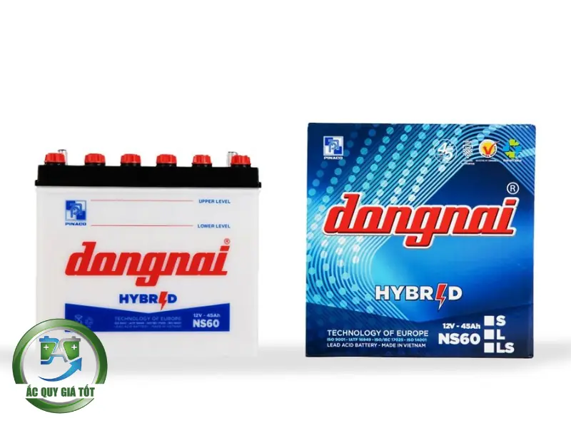 Ắc Quy Đồng Nai NS60 12V - 45AH