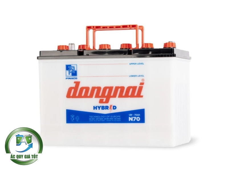 Ắc quy Đồng Nai 70Ah 12V N70 phù hợp với xe nào?