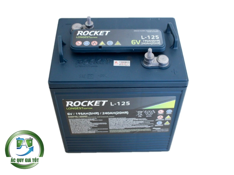 Thông số và ưu điểm vượt trội của ắc quy Rocket L-125 6V - 240Ah