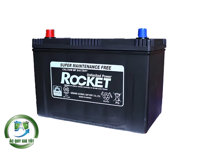 Thông số kỹ thuật chi tiết của ắc quy Rocket 12V 100Ah SMF 1000RA