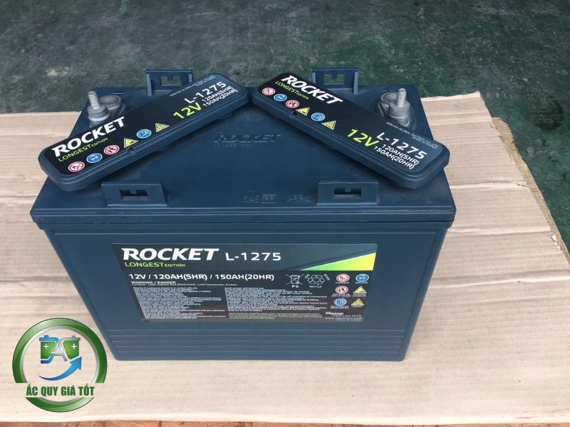 Vì sao nên chọn dòng ắc quy Rocket L-1275 12V - 150Ah?