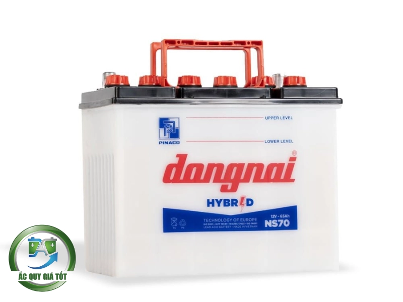 Thông số kỹ thuật chi tiết ắc quy Đồng Nai 12V 65Ah NS70