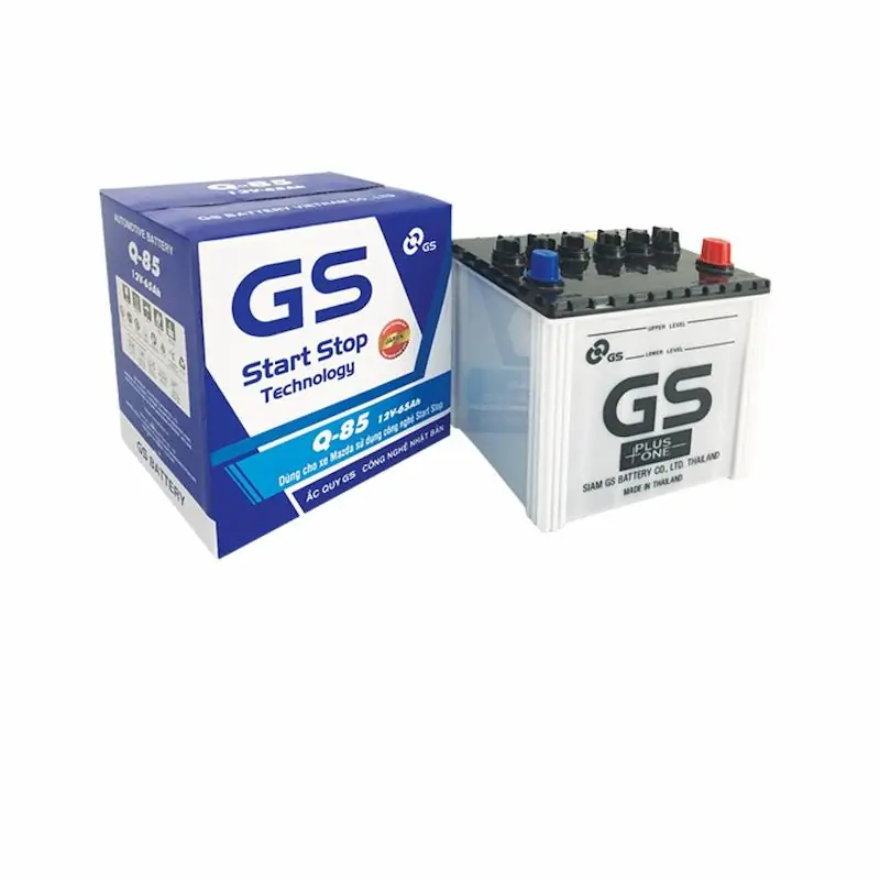 Ắc Quy GS Q85 MF 12V - 65Ah