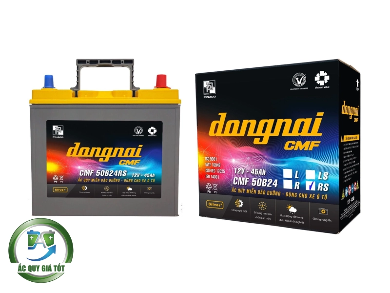Ắc quy Đồng Nai CMF 50B24RS phù hợp với những dòng xe và thiết bị nào?