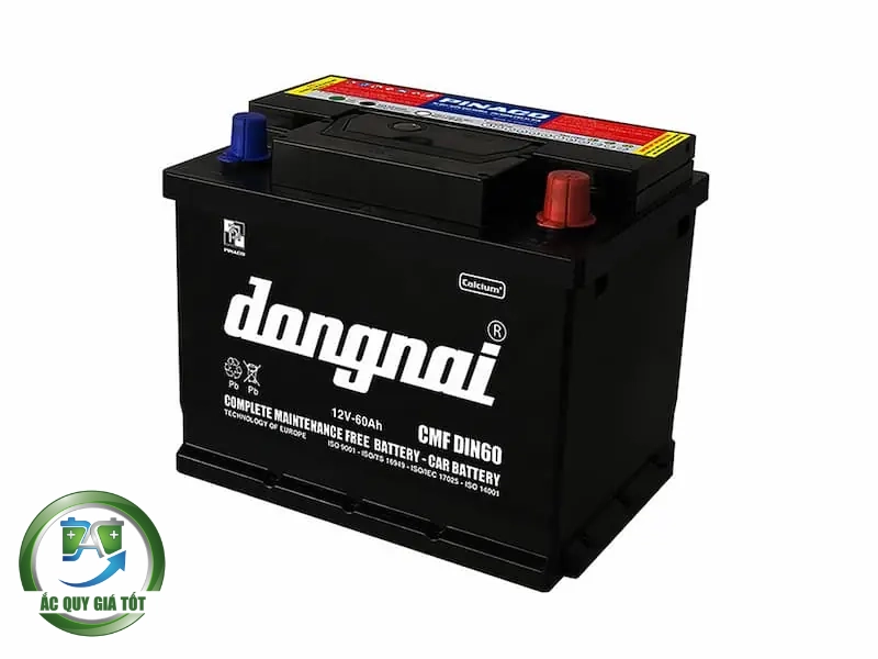 Xe nên sử dụng ắc quy Đồng Nai 12V 60Ah CMF DIN60