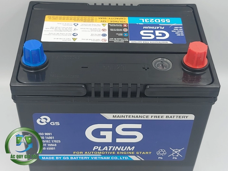 Danh sách các dòng xe phù hợp với ắc quy GS MF 55D23L