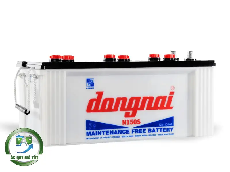 Thông số kỹ thuật của ắc quy Đồng Nai N135/N150S