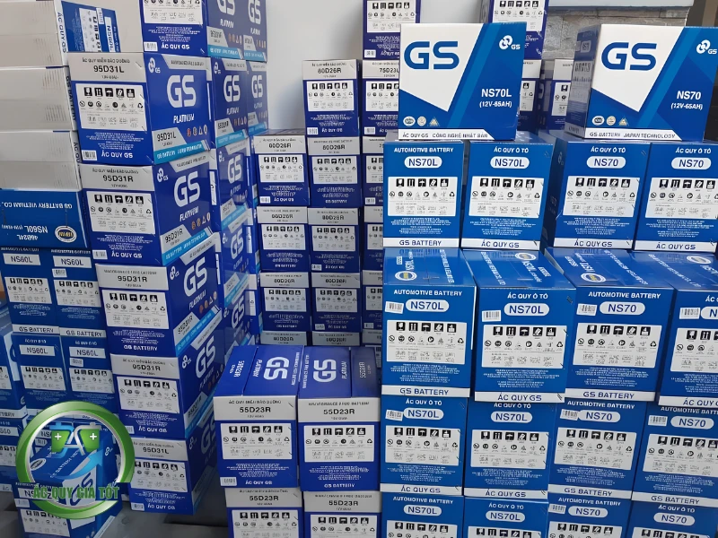 Mua ắc quy GS LN4 DIN80L chính hãng tại Ắc Quy Giá Tốt