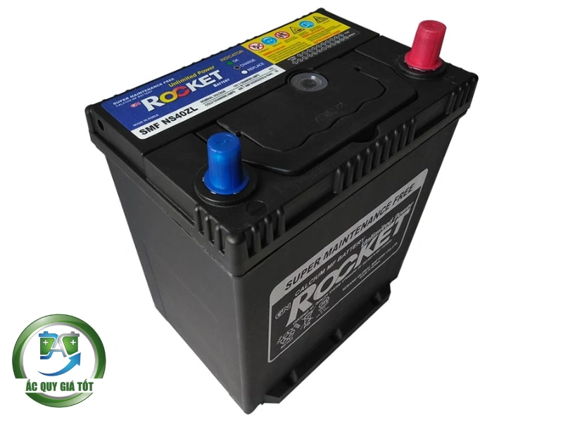 Thông số kỹ thuật chi tiết của ắc quy Rocket SMF NS40ZL 12V 35Ah