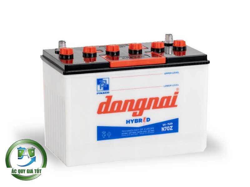 Ưu điểm vượt trội của ắc quy Đồng Nai 12V 75Ah N70Z