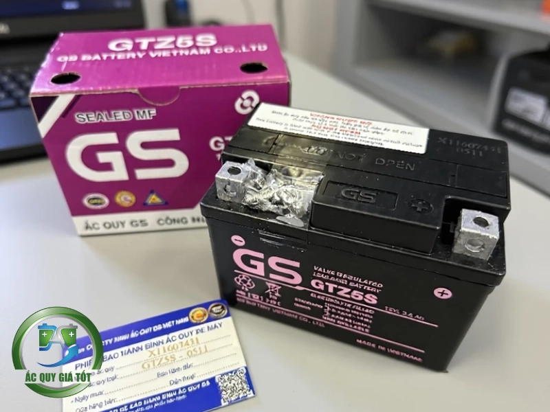 Mua ắc quy GS GTZ5S MF 12V 3.5Ah chính hãng ở đâu?