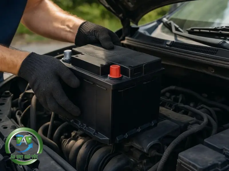 Dịch vụ thay ắc quy ô tô Phường Tây Tựu của Ắc Quy Giá Tốt