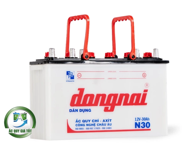 Đặc điểm nổi bật khiến ắc quy Đồng Nai N30 12V 30Ah được ưa chuộng
